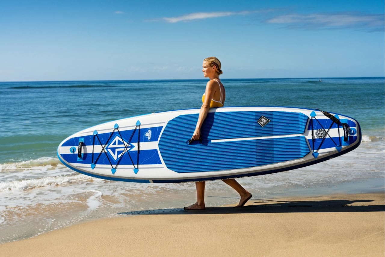 Amazon.com : Generic Scott Burke Quest 11' ISUP KIT, Blue : Sports